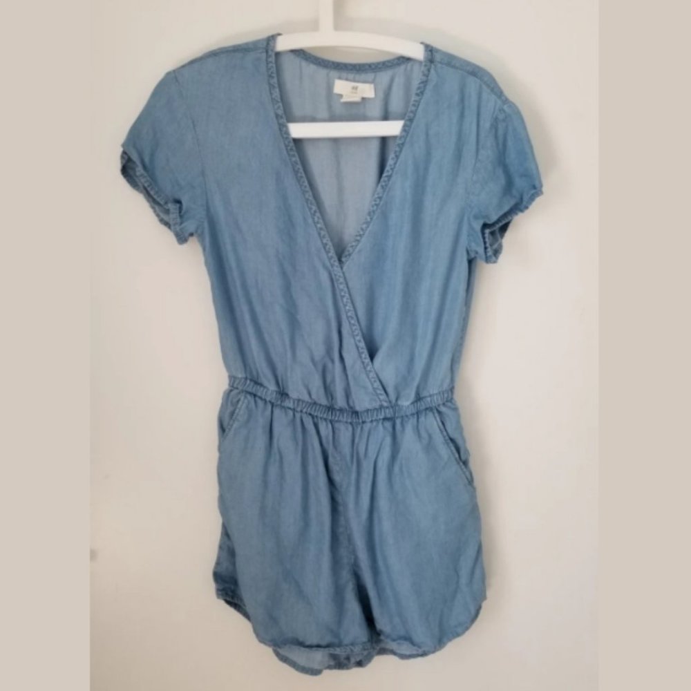 H&M v-neck romper